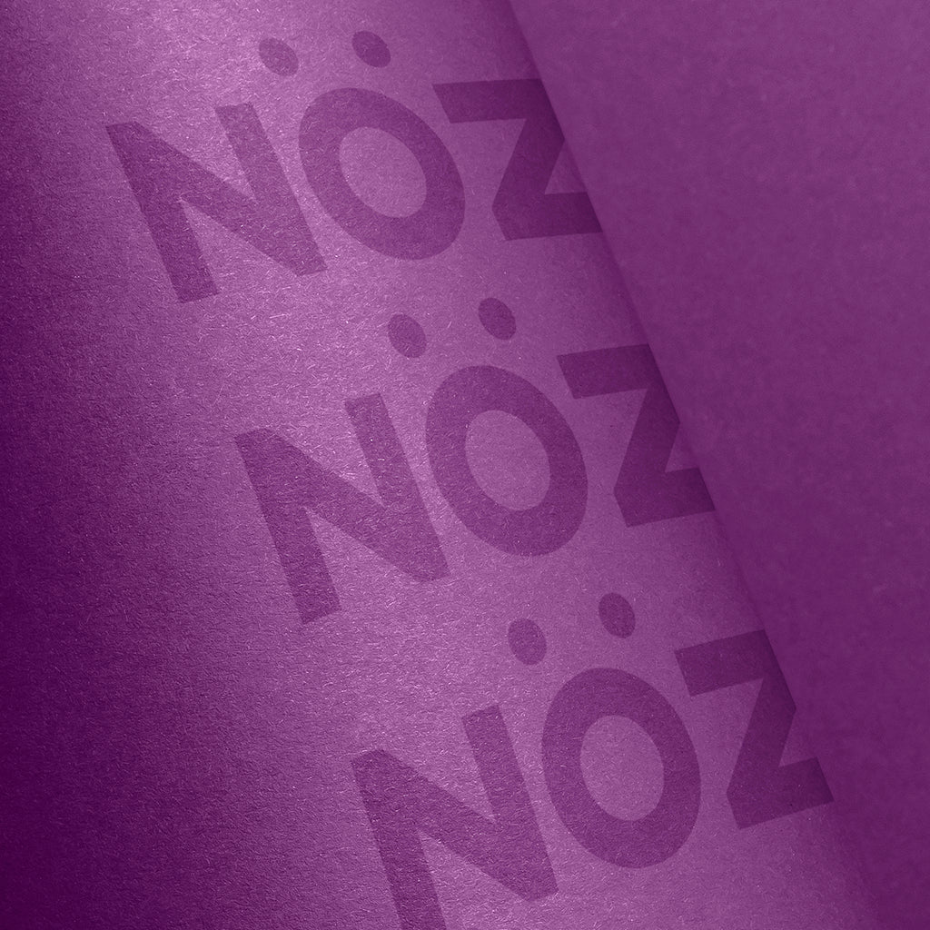 Close up view of purple Nöz Nözscreen